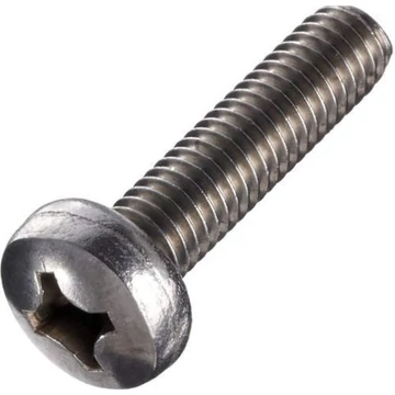 Domború fejű kereszthornyos csavar A4 Saválló M6x50