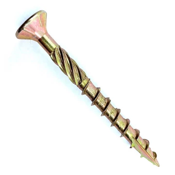 Süllyesztettfejű faszerkezetépítő csavar, sárgahorganyzott 8x200/80