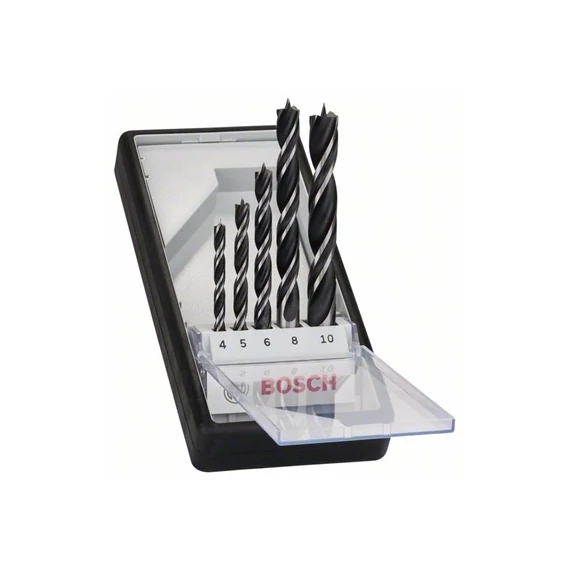 Fafúró készlet központi heggyel 5 részes 4-10mm (BOSCH)